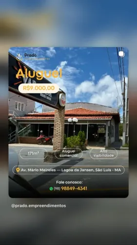 ALUGO PONTO COMERCIAL -Lagoa da Jansem