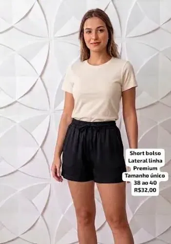 Short linha premium confort e qualidade 
