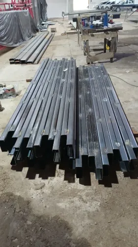 Fabricaçao de colunas de estrurua metalicas e construção