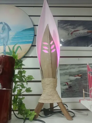 Abajur artesanal feito a mão