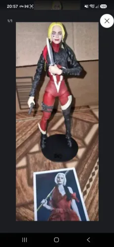 Arlequina mcfarlane custom