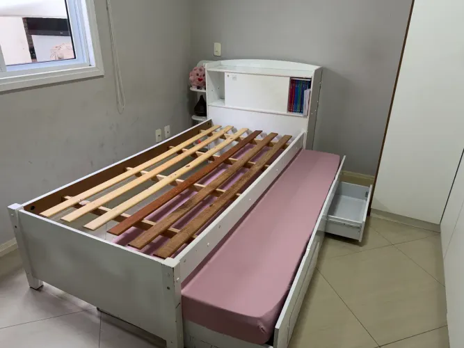 BICAMA INFANTIL COM CABECEIRA