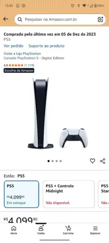 PS5 digital 825gb, 2 Manetes