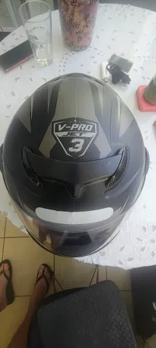 Capacete V-PRO JET 3 articulado, tamanho 58