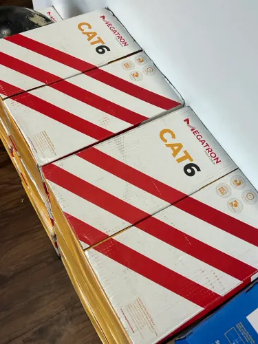 Cabo de Rede Internet 305 Metros CAT6 100% Cobre