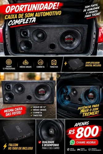 Caixa de som automotiva