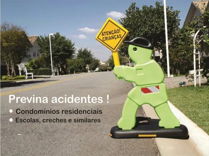 Boneco sinalizador