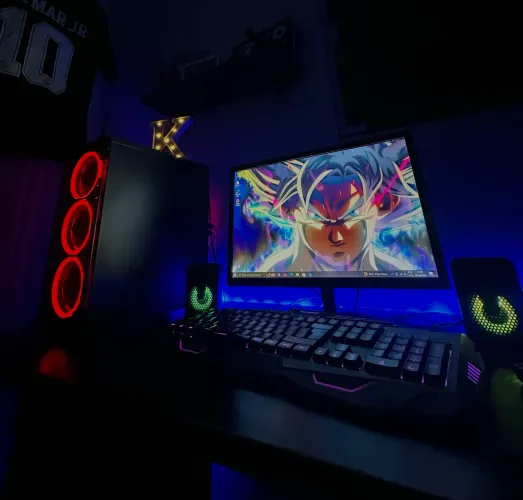 Setup Gamer Completo PC+Monitor+Teclado+Mouse