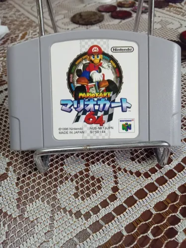 Cartucho original Mario Kart versão japonesa do nintendo 64