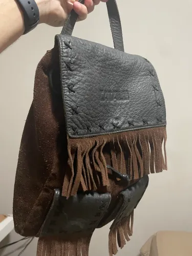 Bolsa Couro Vintage