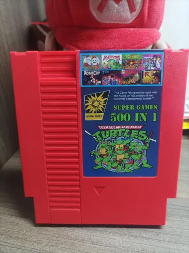 Cartucho 500 em 1 para Nintendinho 72 pinos