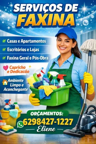 Diarista faxineira.