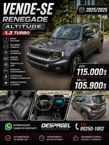 Jeep Renegade Sport Altitude 1.3 TB Flex Aut. 2025
