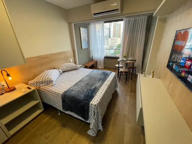 Studio Confortável na Barra com Infraestrutura Completa
