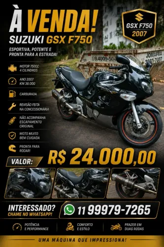 Suzuki gsx 750f 2007