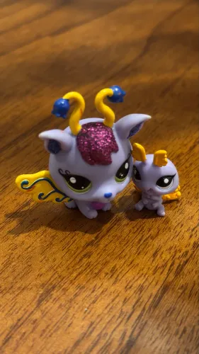 Littlest Pet Shop Fada Violet Bell #2677 + Mini Pet original Hasbro