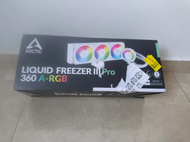 Water cooler, Arctic liquid freezer iii pro Branco