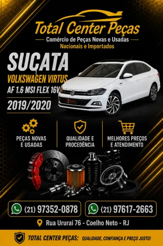 PEÇAS SUCATA VOLKWAGEN VIRTUS 2019/2020