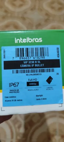 Câmera Intelbras VIP 3230 B SL G3.