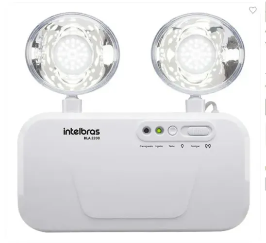 BLOCO DE ILUMINAÇÃO AUTONOMO BLA2200 BRANCO INTELBRAS 2200 LUMENS (BIVOLTS)