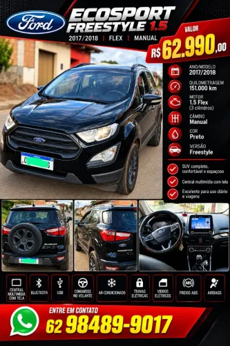 Ford Ecosport Freestyle 1.5 12V Flex 5P Mec. 2018