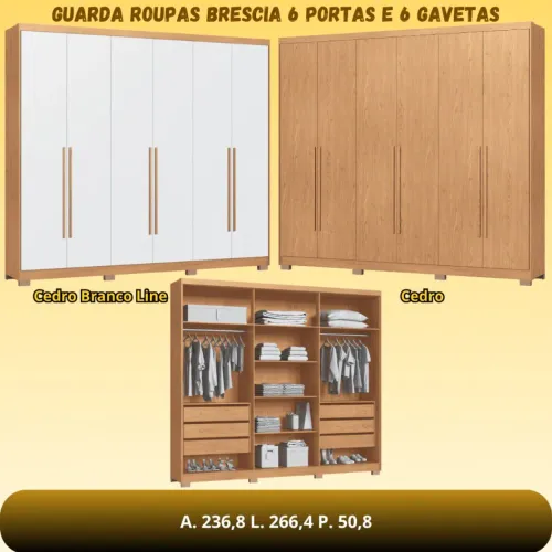 Guarda roupa de casal 