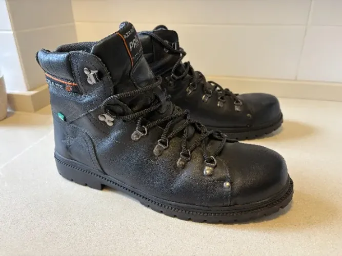 Botas Workboots Pro Azimute Couro Natural - Tam. 45 Br (12.5 Us)