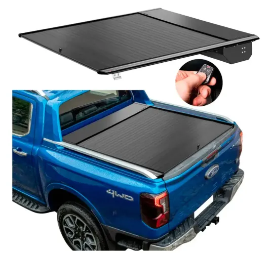 Capota Elétrica Alumínio Keko - Ford Ranger Preto