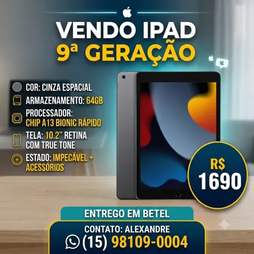 Tablet Apple Ipad 9 geração