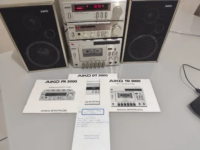 Micro System Aiko S3000 Completo em excelente estado