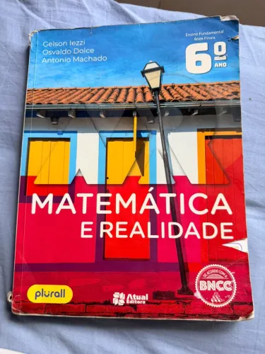 Livro de matemática 6 ano editora atual 