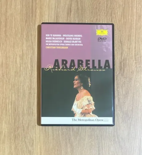 DVD da ópera Arabella - Richard Strauss -made in Germany