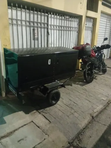 Carretinha para moto puxar 