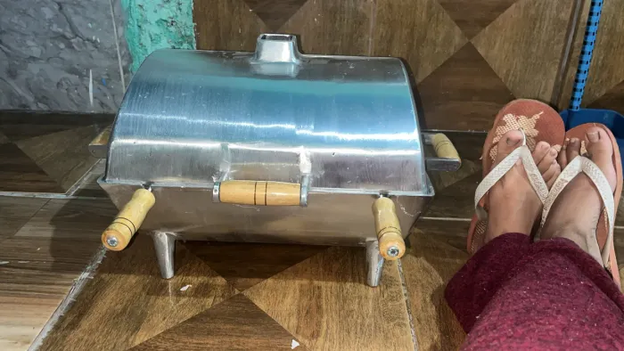 Churrasqueira Bafo de Alumínio Fundido 40 cm