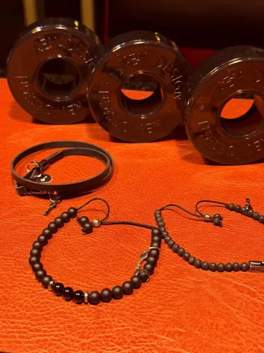 Pulseiras masculina Key design 2 kits com 3 Pulseiras cada kit