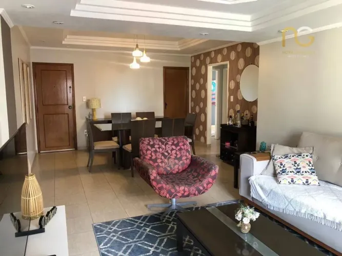 Apartamento à venda, 126 m² por R$ 760.000,00 - Tupi - Praia Grande/SP