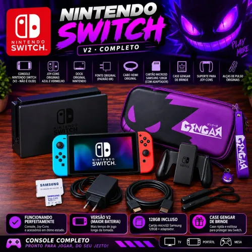 Nintendo Switch 1 V2 Completo