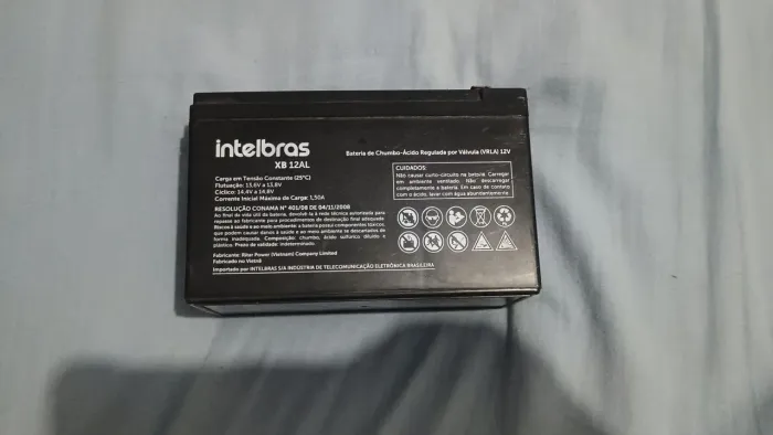 Bateria 12v para alarme ou outras aplicações