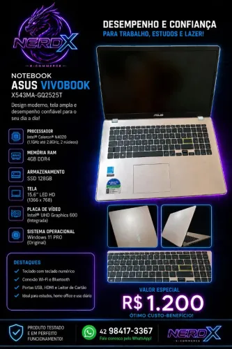 Notebook Asus Vivobook