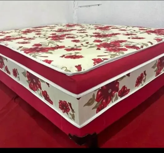 Cama Box Conjugada Resende Luxo Espuma D28 Tamanho Casal ou Viúva