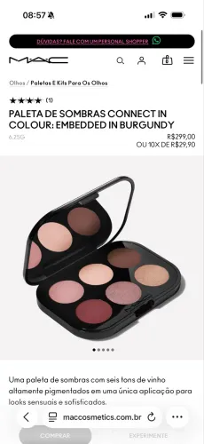 PALETA DE SOMBRAS MAC
