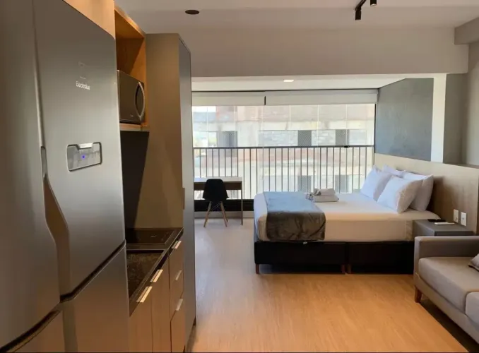 Apartamento Studio ( mobiliado ) à VENDA com 1 quarto em Vila Olímpia - São Paulo - SP