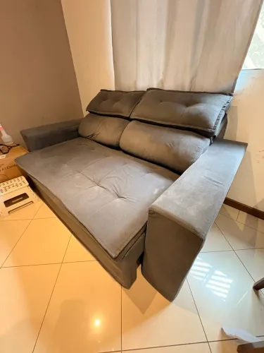 Sofá Retrátil e Reclinável 2 Lugares - Grande e Confortável