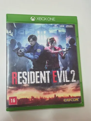 Jogo Resident Evil 2 Xbox One Mídia Física Original Impecável Usado