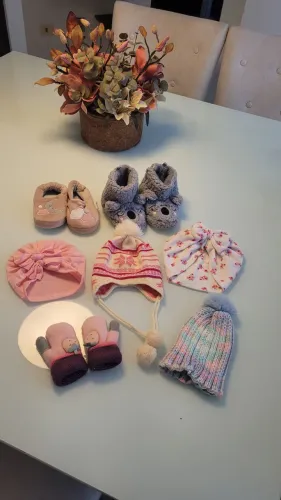 Lote acessórios de inverno menina