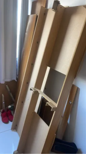 Cama casal  e guarda roupa casal novo !!!