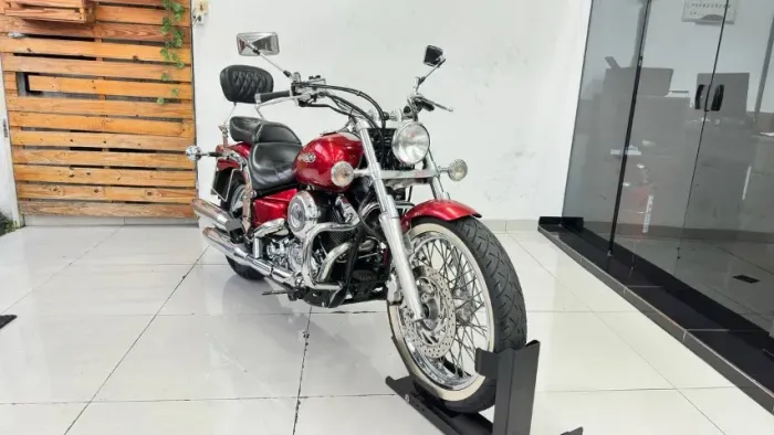 YAMAHA DRAG STAR 2008 VERMELHA COM 63.000 KM