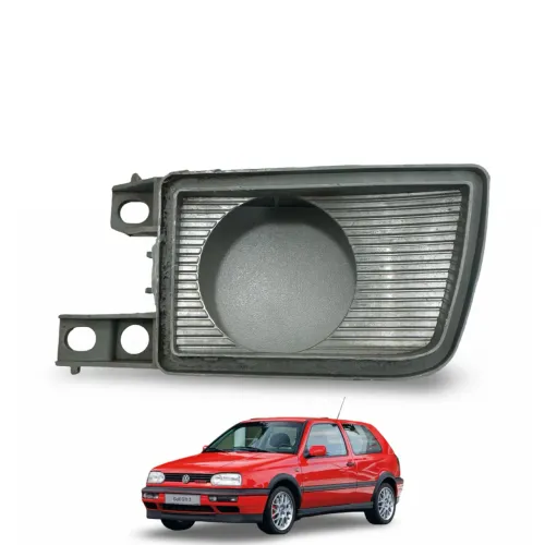 CARCAÇA DO FAROL DE MILHA DIREITO PASSAGEIRO ORIGINAL HELLA VOLKSWAGEN GOLF MK3 GTI GLX GL