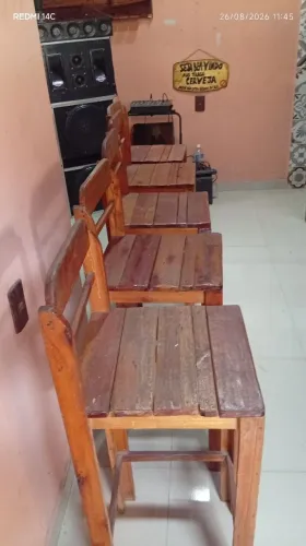 Banqueta e Dega de palite