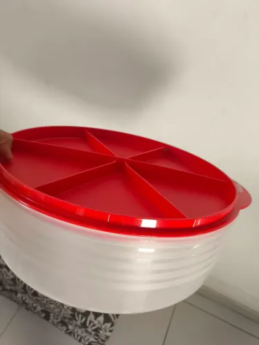 Boleira grande Tupperware 